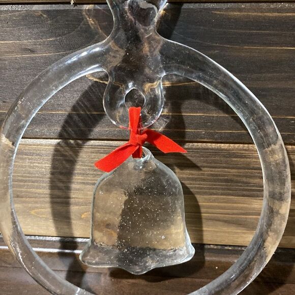 Vintage Kosta Boda Clear Glass Sun Catcher Ornament Swedish / Scandinavian Decor - Picture 3 of 6